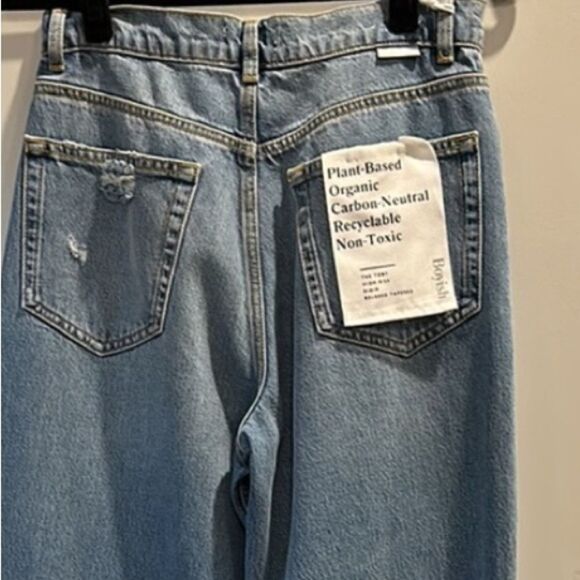 NWT Boyish The Toby Jeans Relaxed Fit 26 Great Ditactor Busted Knee Distressed - Picture 11 of 12